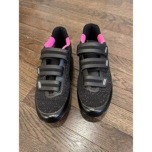 TOMMASO Terra 100 Black Pink Cycling Shoes Womens Size US 10.5 EUR 42